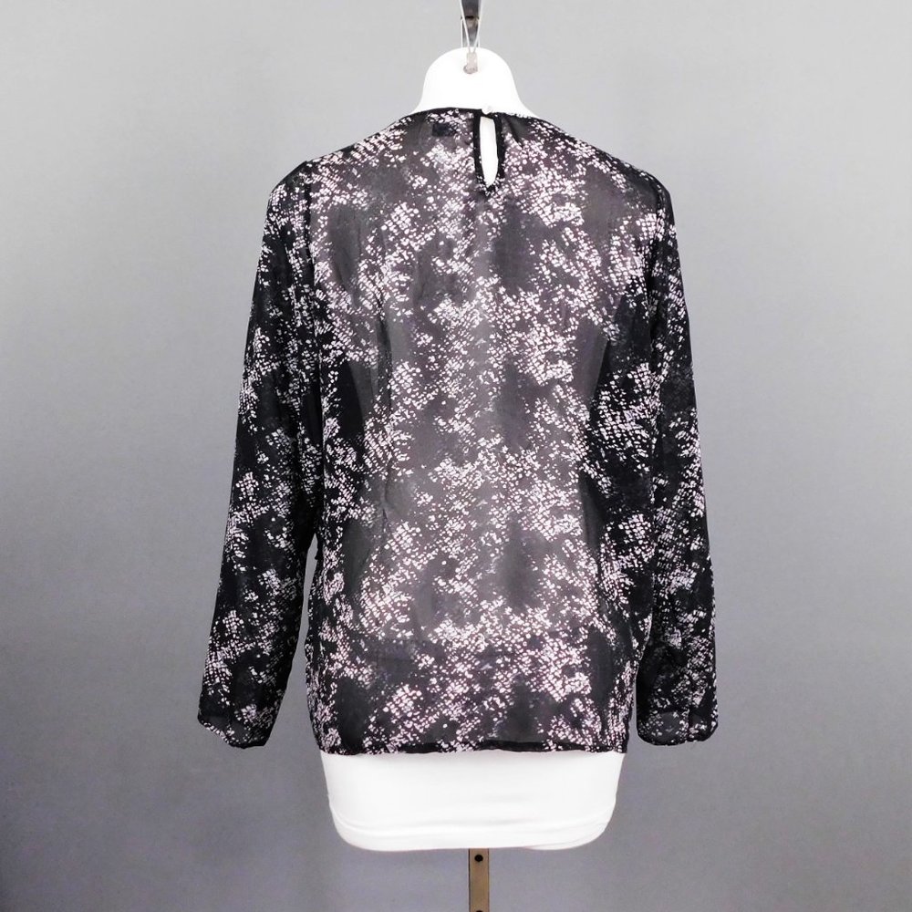 Paper Crane‎ Women Shirt Black White L - Picture 3 of 6